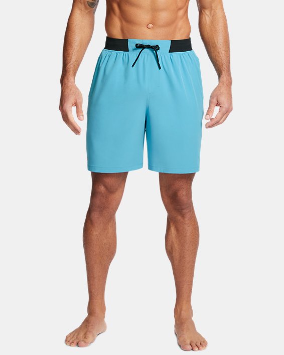 Men's UA Comfort Waistband Notch Shorts, Blue, pdpMainDesktop image number 0